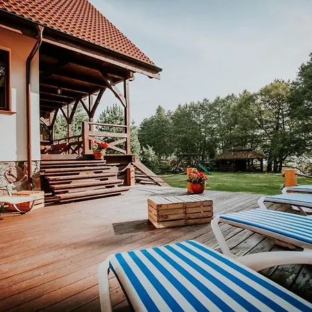 Apartament Gustaw-mazury - Całoroczny Dom Nad Jeziorem Kalwa *